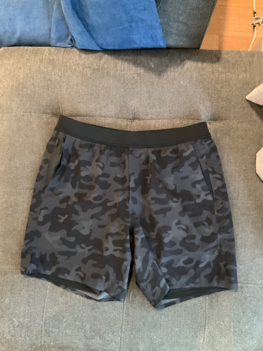 EUC Ten Thousand Black  Camouflage Lined Athletic Shorts Waist 32' Inseam 7"